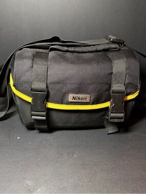 Nikon Black and Yellow Messenger Camera Bag